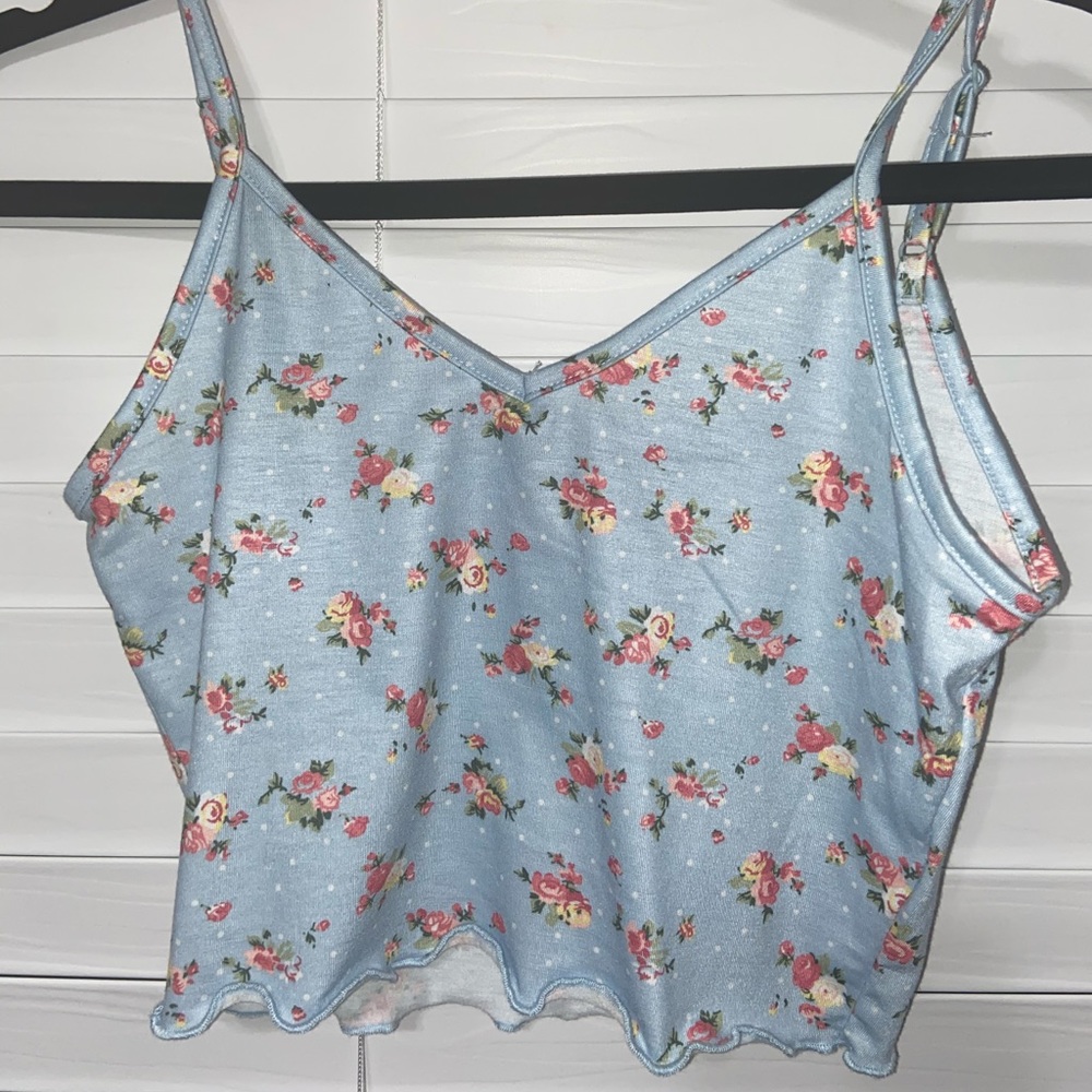 Shein Floral Crop Trop